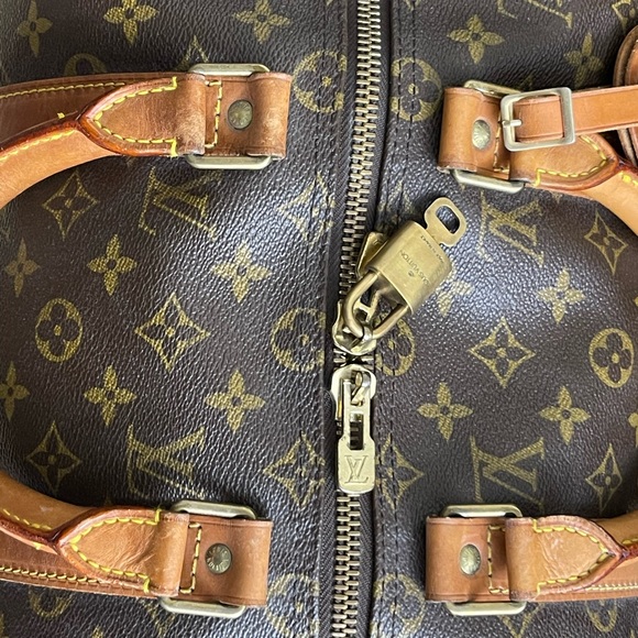 Louis Vuitton Vintage Keepall Bandouliere 50 Monogram Travel Bag - Picture 7 of 16